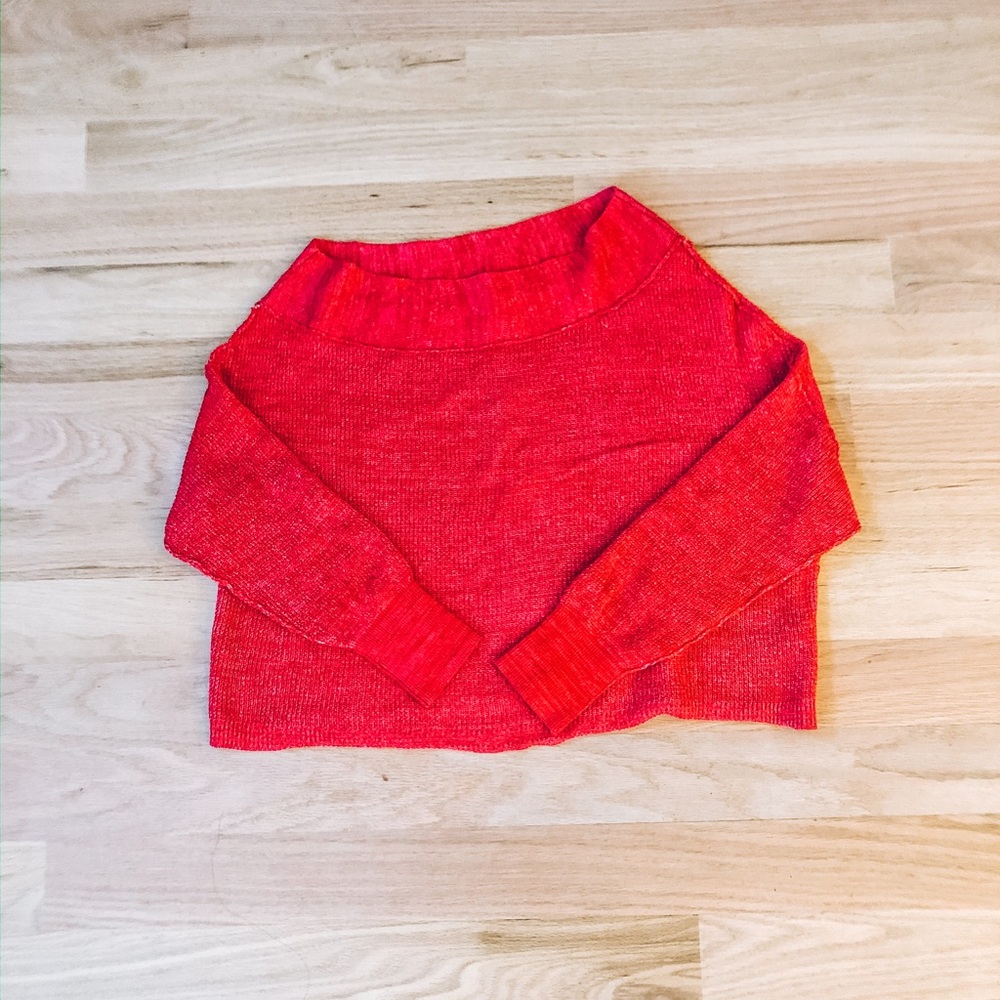 Free People Pink Spring/Summer Sweater